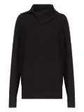 LouLou de Saison CECIL ribbed stand-collar sweater - Black
