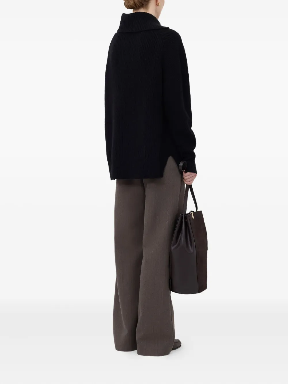 LouLou de Saison CECIL ribbed stand-collar sweater | Knitted Sweaters | Image 2