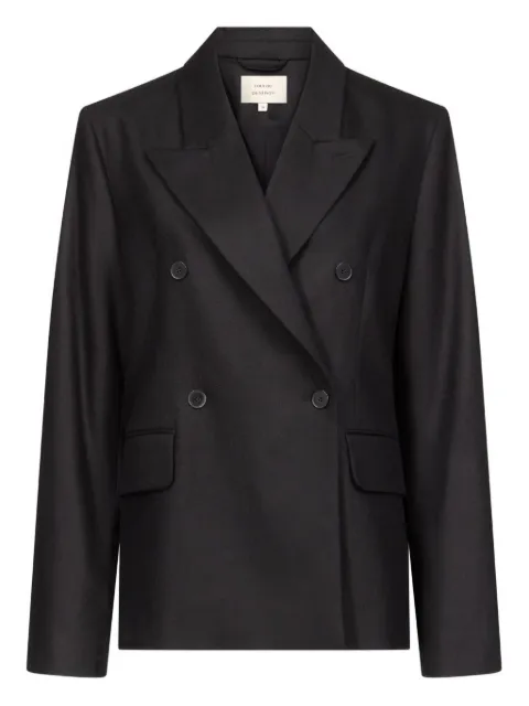 LouLou de Saison GINA peak-lapel double-breasted blazer