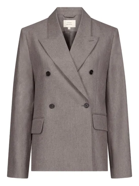 LouLou de Saison peak-lapels double-breasted blazer