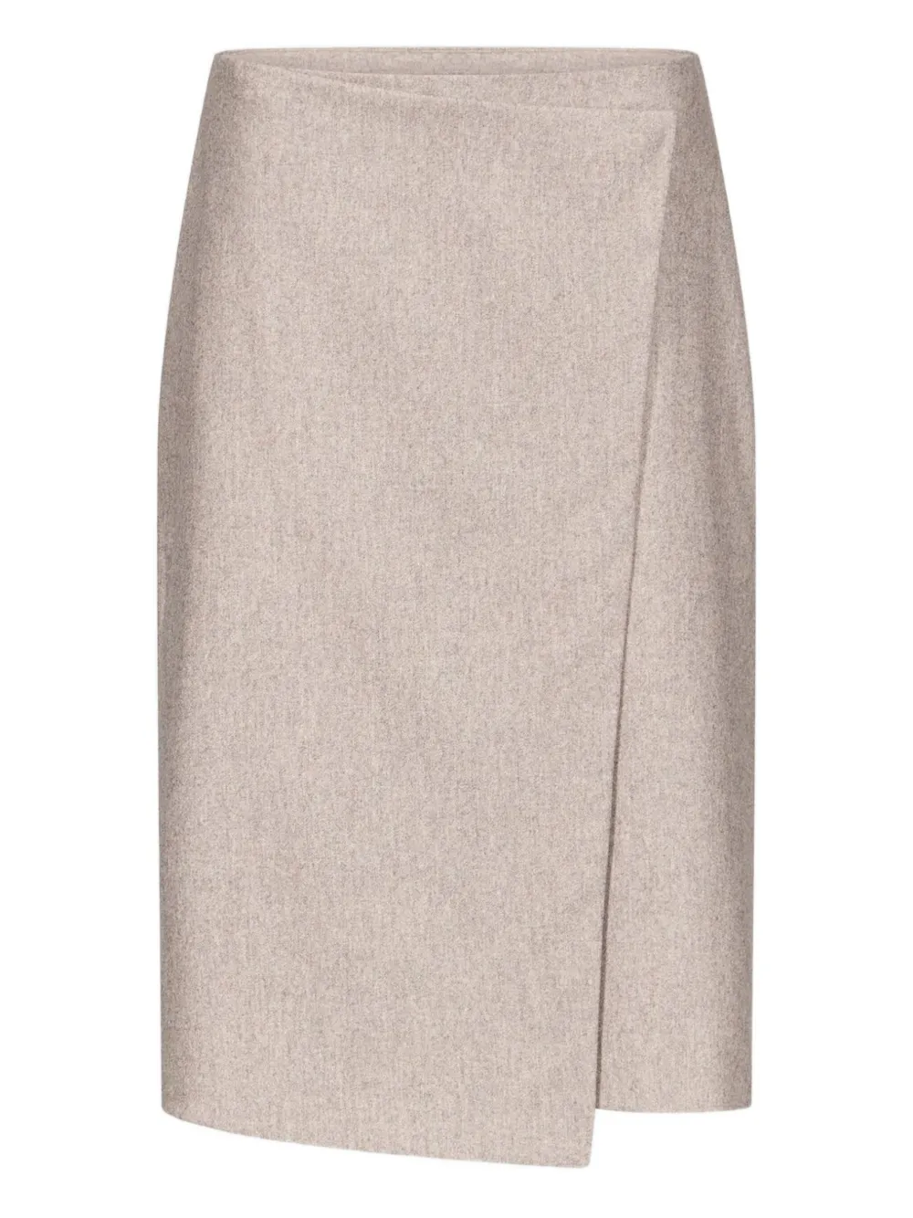 LouLou de Saison Gonna Jil midi asimmetrica - Marrone