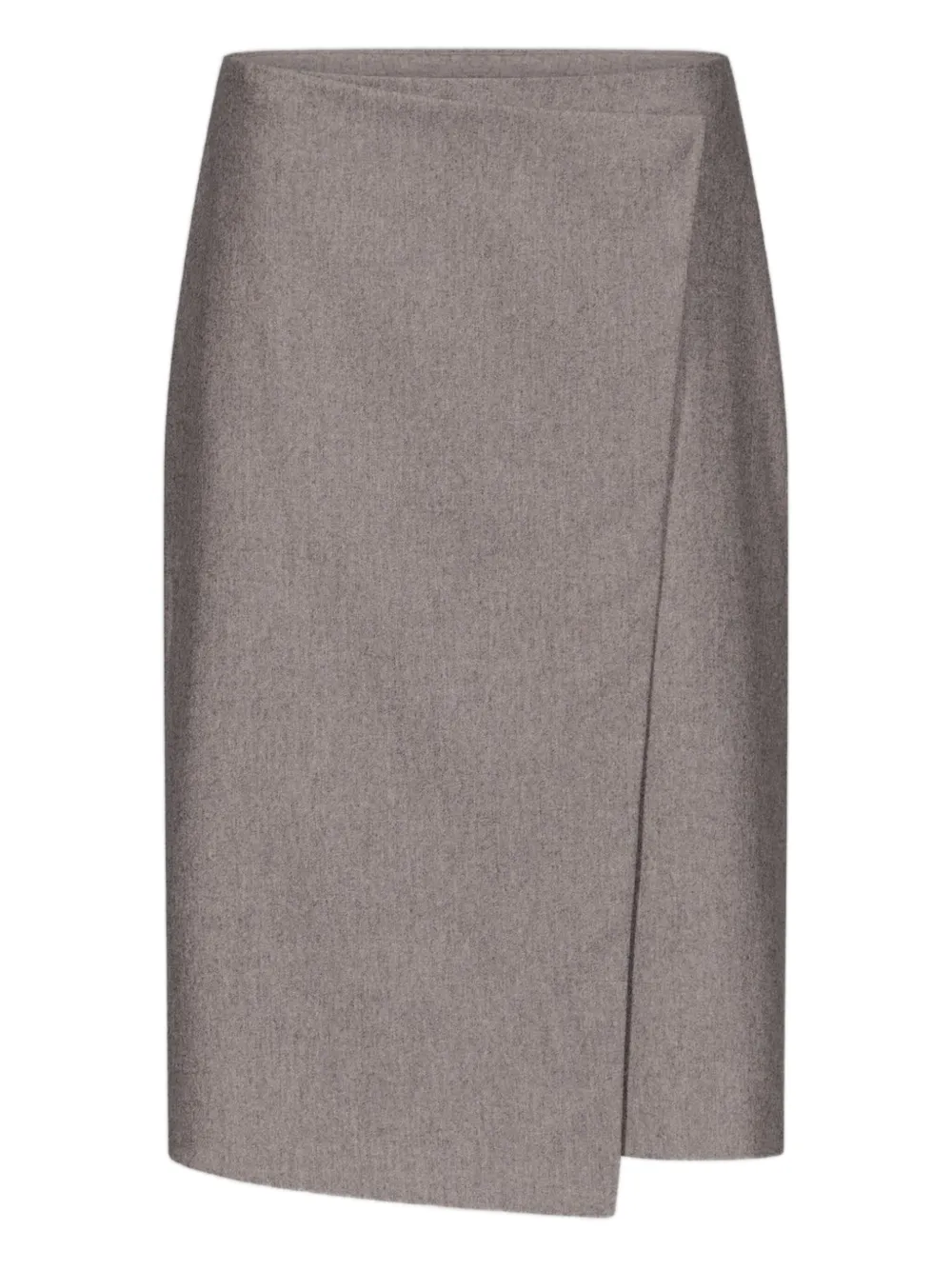 LouLou de Saison Jil asymmetrical midi skirt | Brown | Image 1