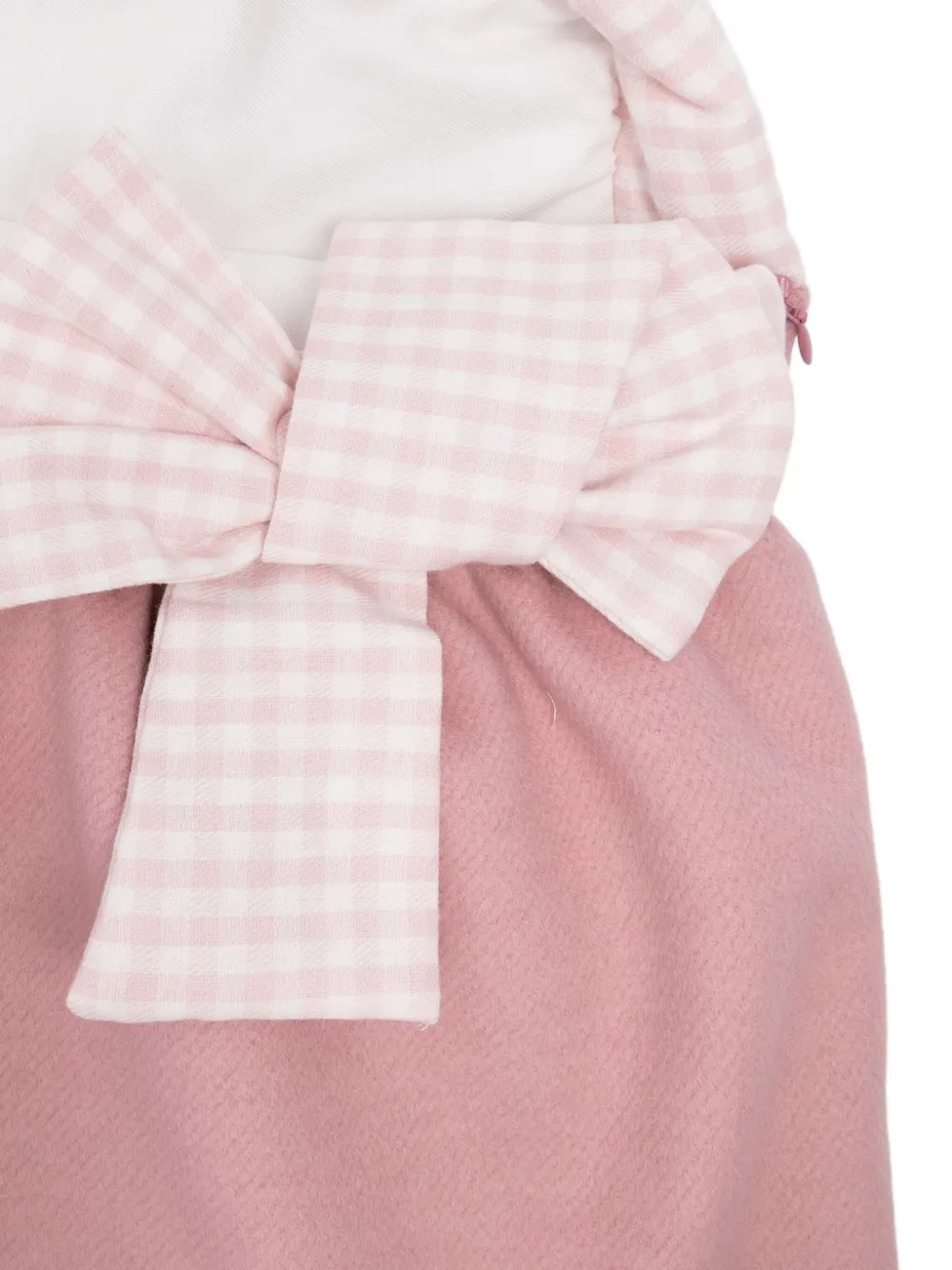 La Stupenderia bow-detail gingham-pattern sleep bag | Image 2