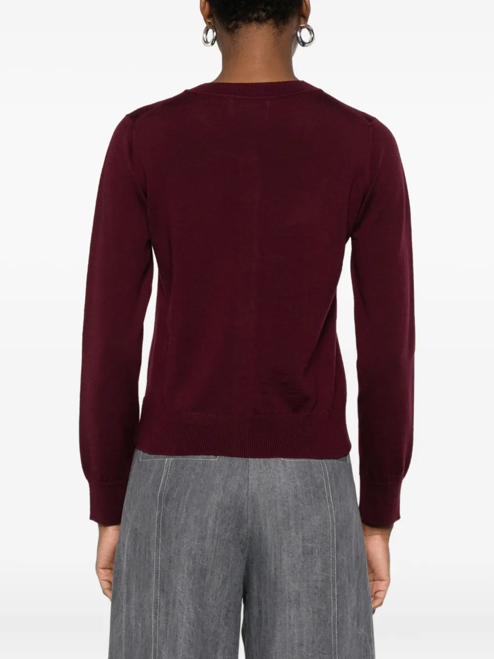 Alpha Studio Rebecca Cardigan In Red