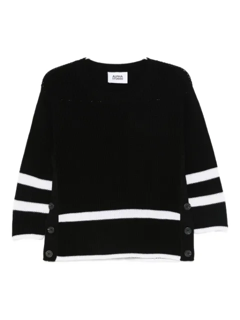 ALPHA STUDIO Maglione a righe