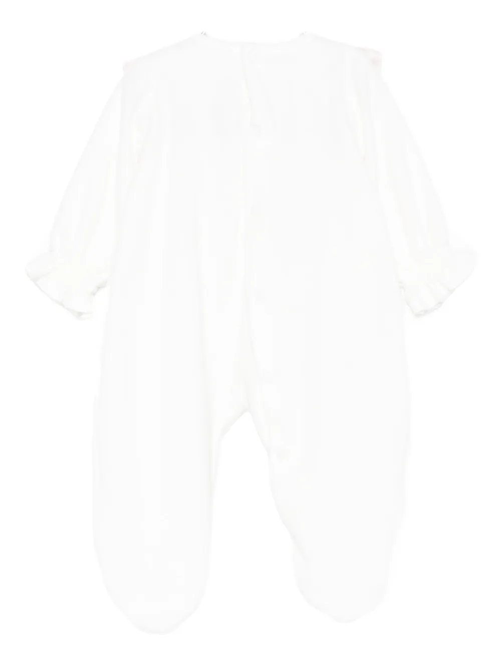 La Stupenderia Ruffled Gingham-pattern Pajamas In Pink