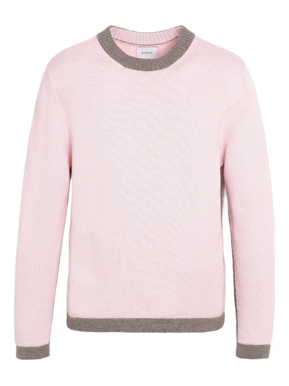 Barrie round-neck cashmere knit | Pink | Image 1