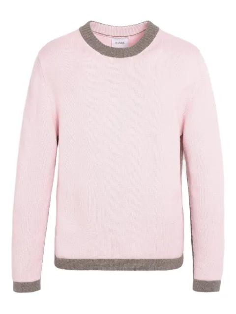 Barrie round-neck cashmere knit