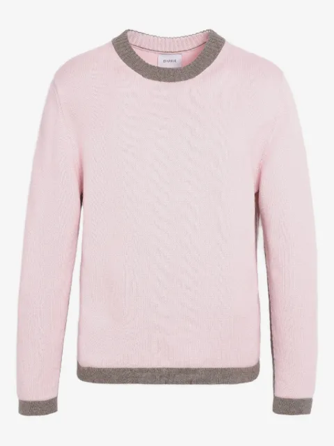 Barrie round-neck cashmere knit