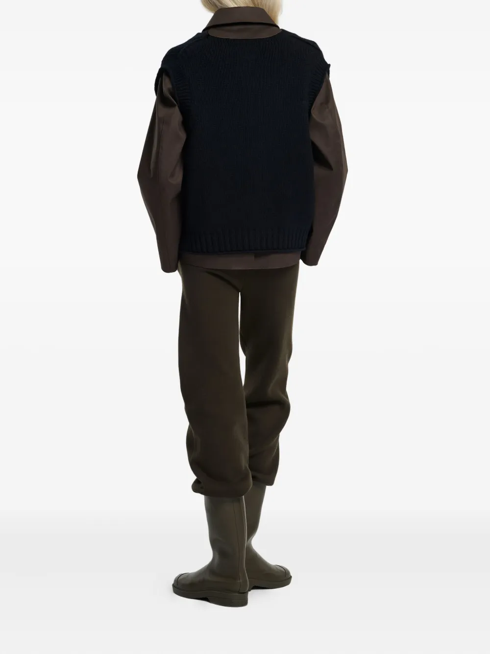 Barrie Layered Pocket Jacket In Brown