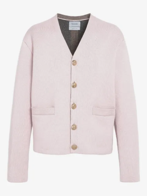 Barrie V-neck button cardigan
