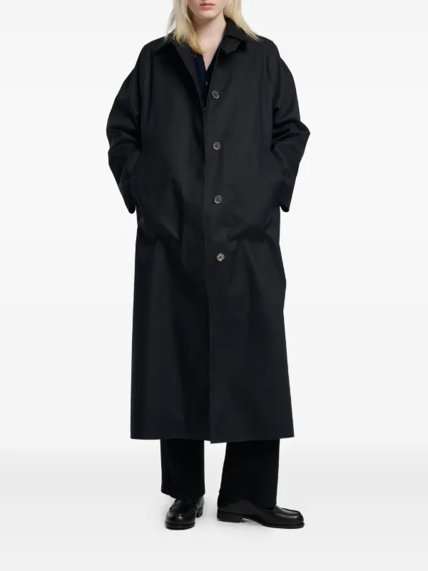 Barrie button-fastening single-breasted Coat | Black | FARFETCH ZA
