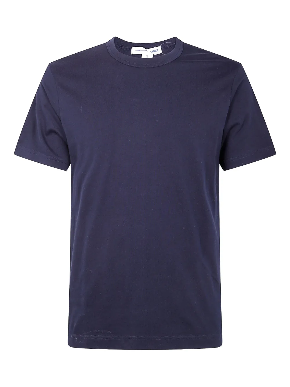Comme Des Garçons Shirt Back-logo Cotton T-shirt In Blue