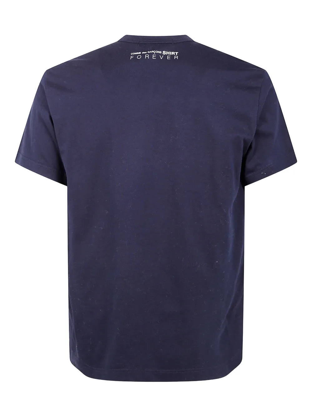 Comme Des Garçons Shirt back-logo cotton T-shirt - Blauw