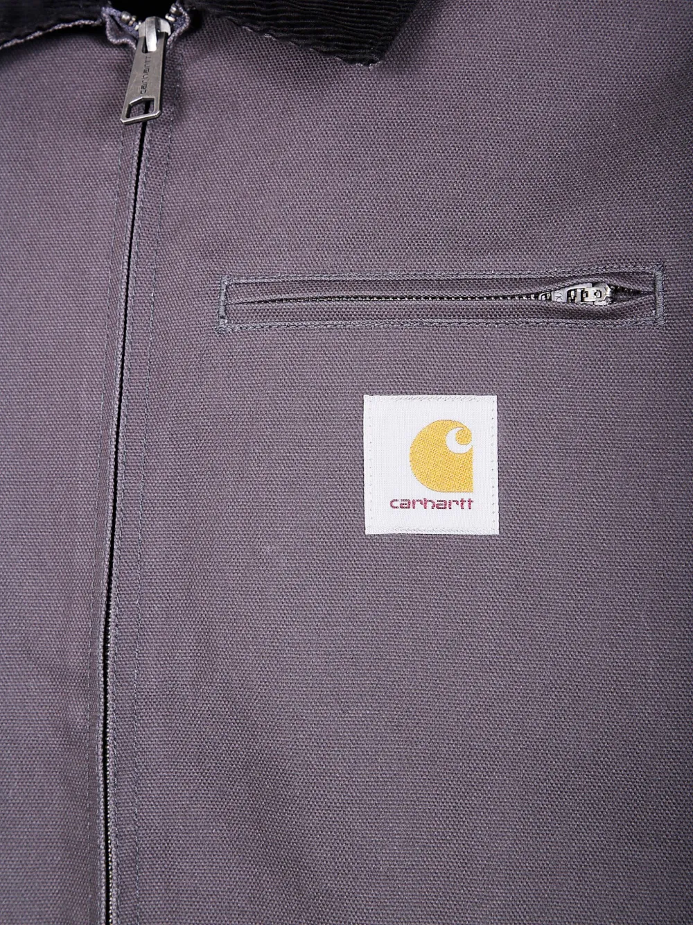 Carhartt Corduroy-collar Cotton Jacket In Purple