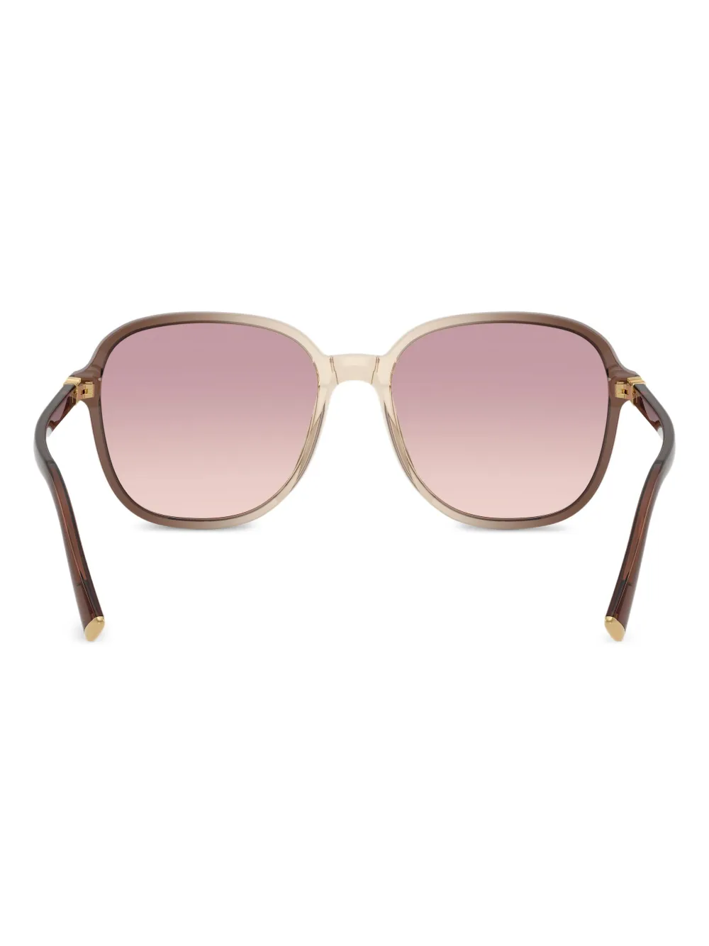 Miu Eyewear Zonnebril met kleurverloop Bruin