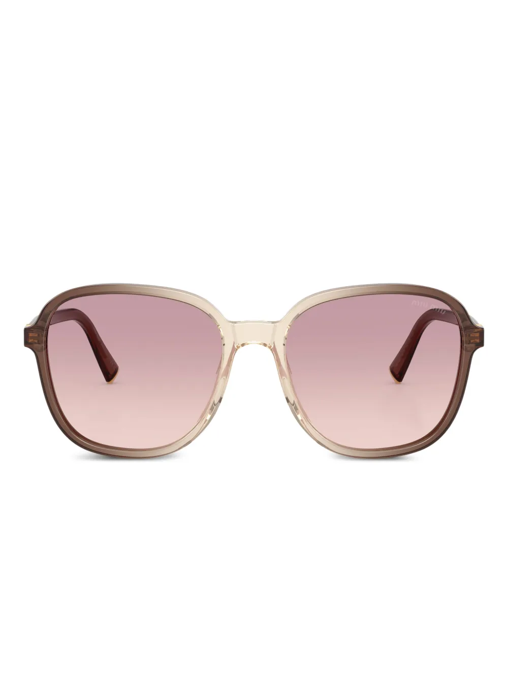 Miu Miu Eyewear Occhiali da sole sfumati - Marrone