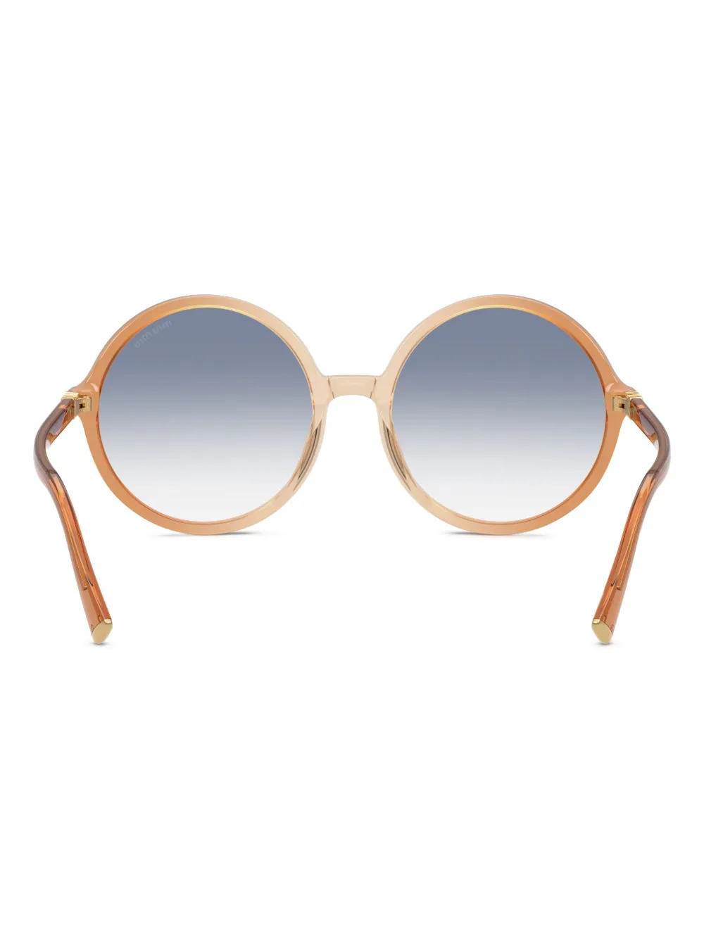 Miu Miu Round-frame Sunglasses In Blue