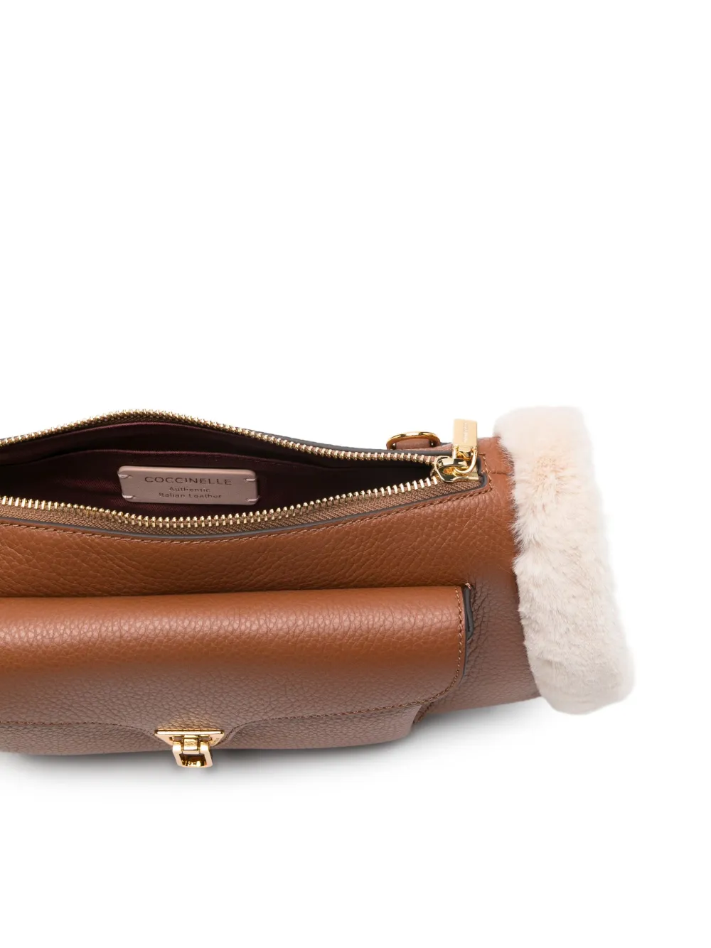 Coccinelle Leren schoudertas Bruin