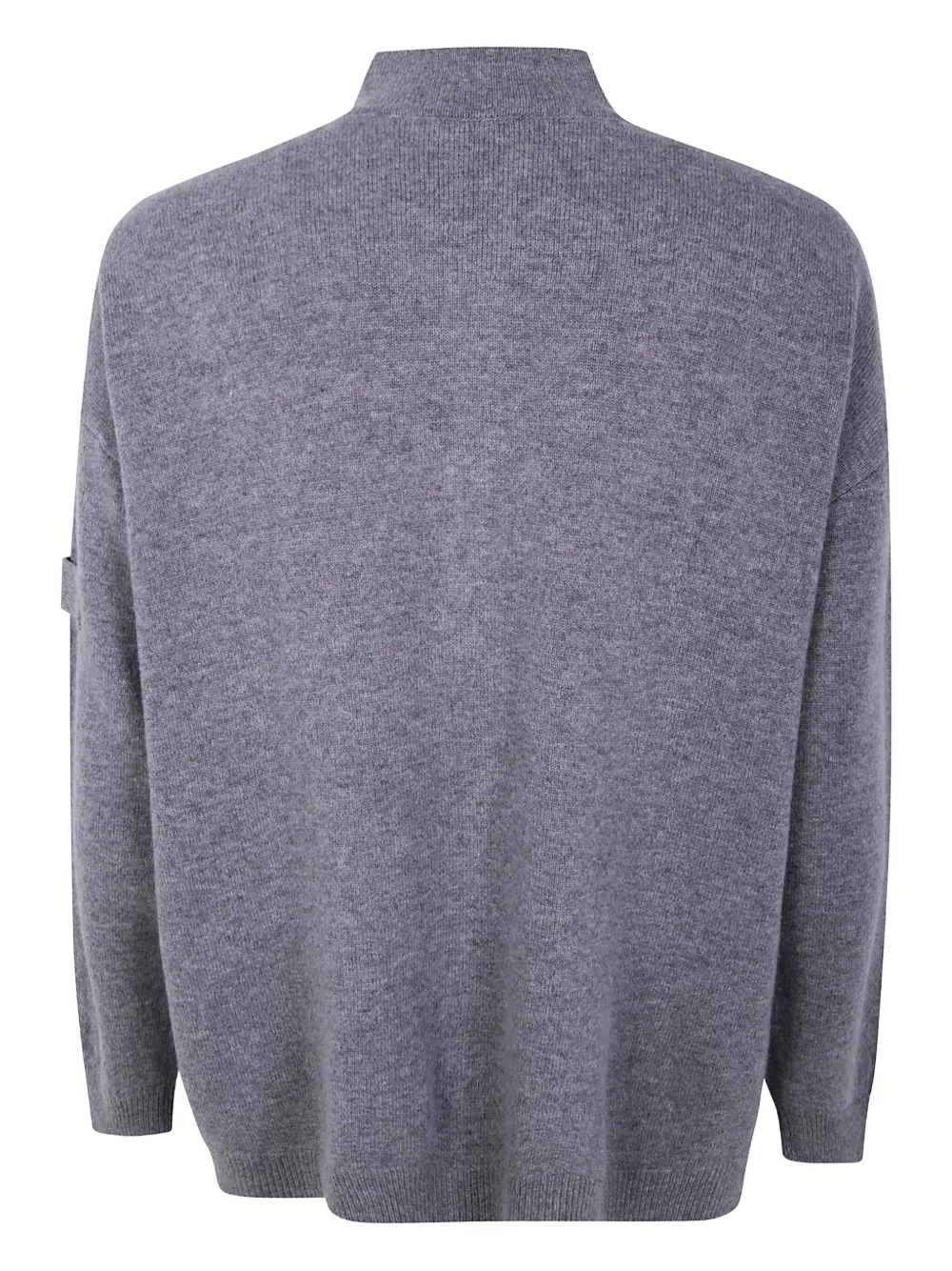 AION button-placket patch-pocket sweater | Knitted Sweaters | Image 2
