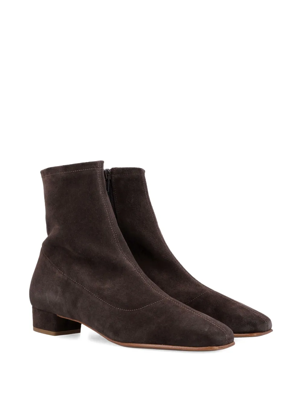 BY FAR suede zip ankle boots | Ankle Boots | Image 2