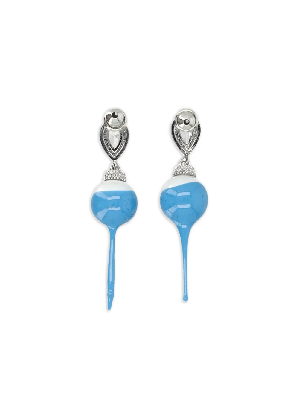 Ottolinger boucles d'oreilles serties de cristaux | Image 2