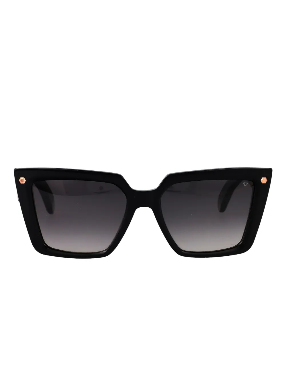Philipp Plein Eyewear geometric-frame sunglasses - Nero