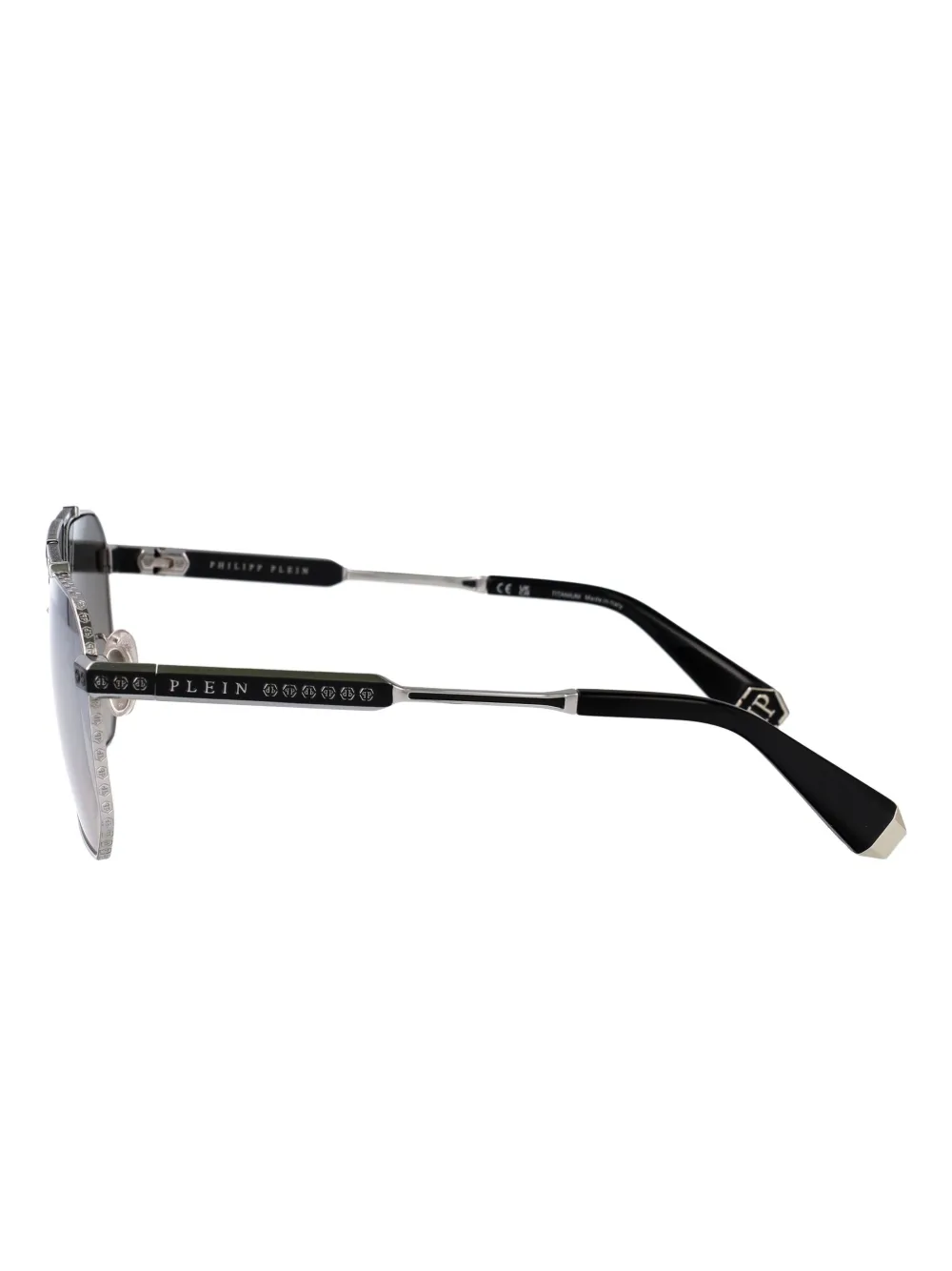 Philipp Plein Eyewear Zonnebril met volledig montuur Grijs