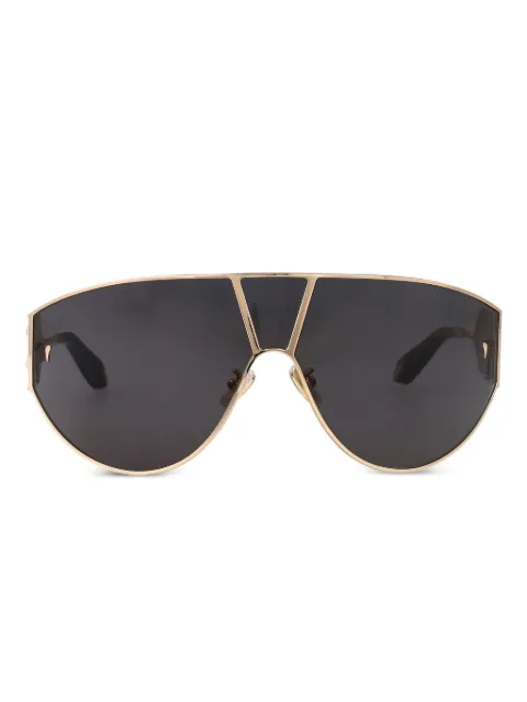 Roberto Cavalli geometric-frame logo sunglasses