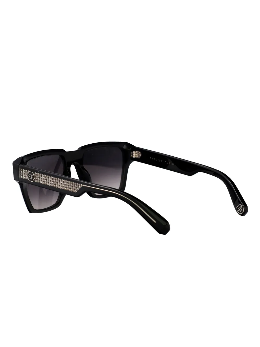 Philipp Plein Eyewear Zonnebril met vierkant montuur Zwart