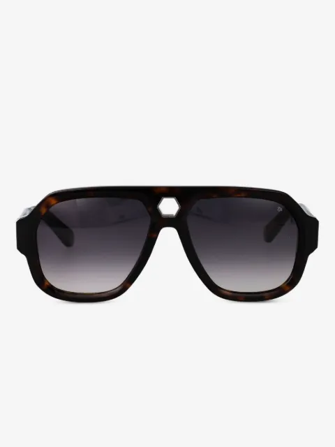Philipp Plein Eyewear lentes de sol con armazón geométrica