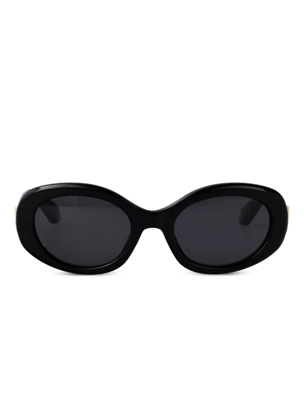 Roberto Cavalli oval-frame logo sunglasses - Nero