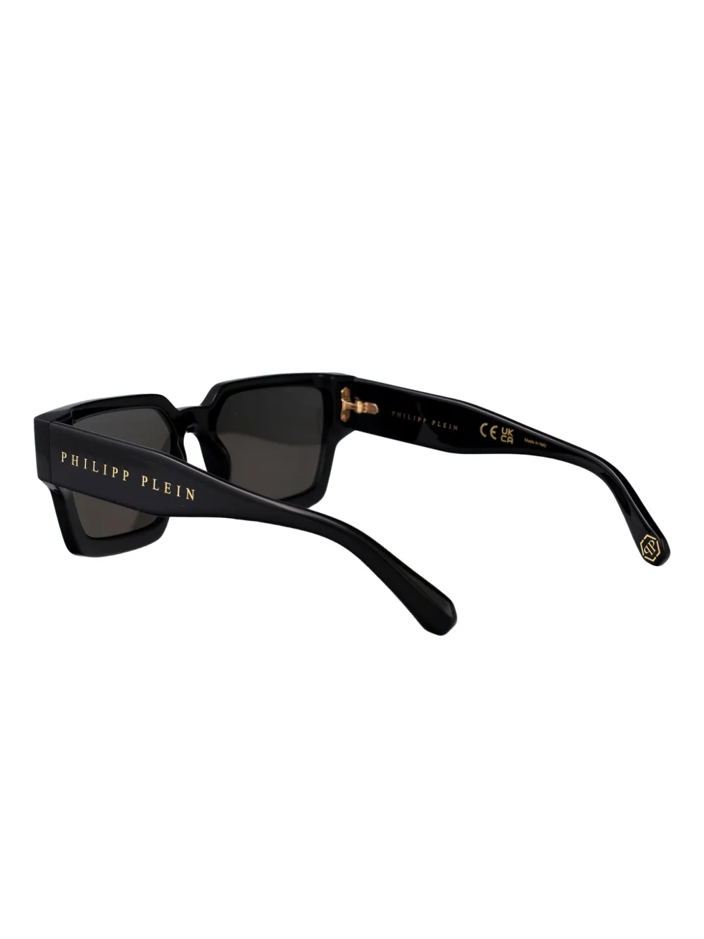 Philipp Plein Eyewear Zonnebril met vierkant montuur Zwart