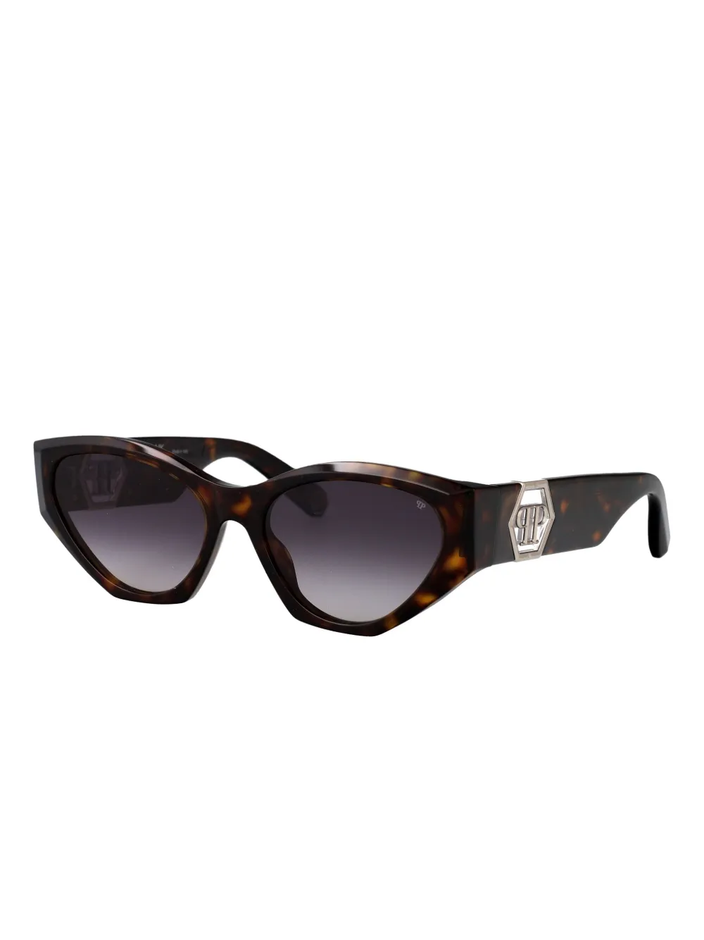 Philipp Plein Eyewear geometric-frame sunglasses - Bruin