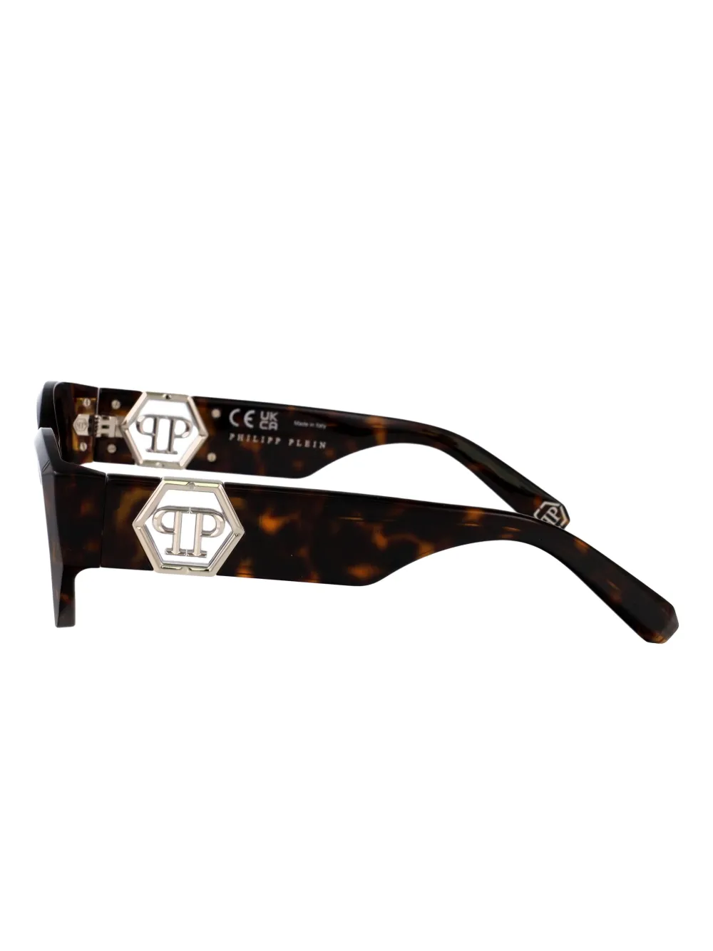 Philipp Plein Eyewear Geometric-frame Sunglasses In Multi