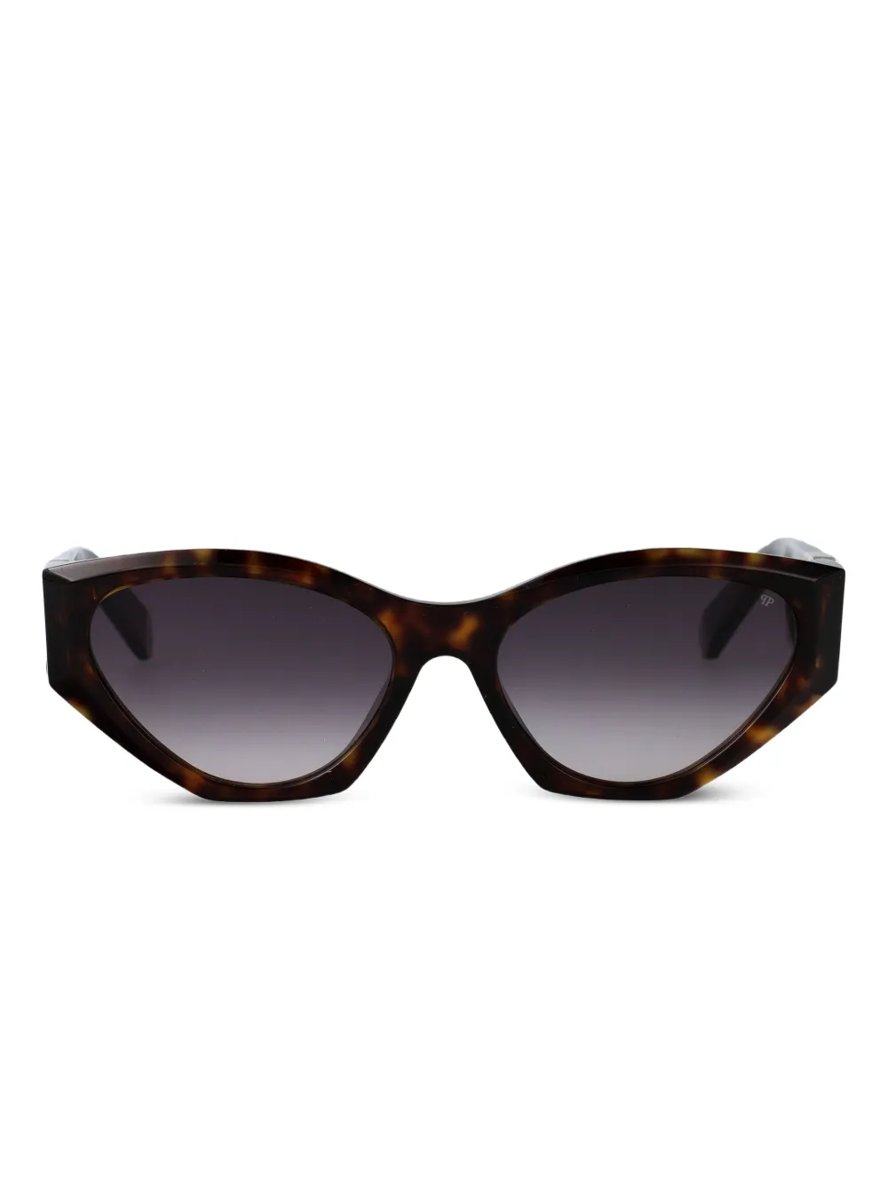 Philipp Plein Eyewear geometric-frame sunglasses - Marrone