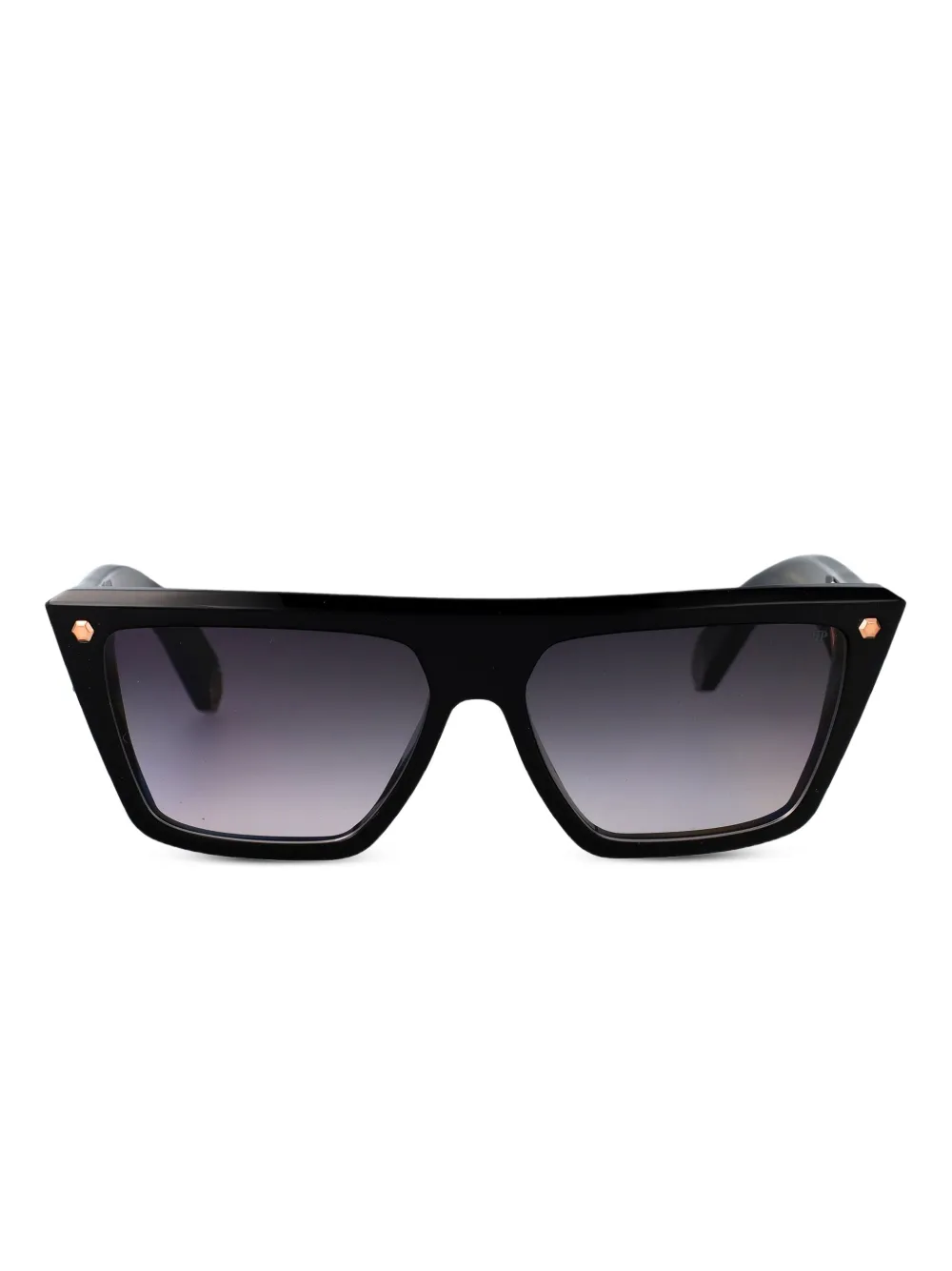 Philipp Plein Eyewear geometric-frame sunglasses - Nero