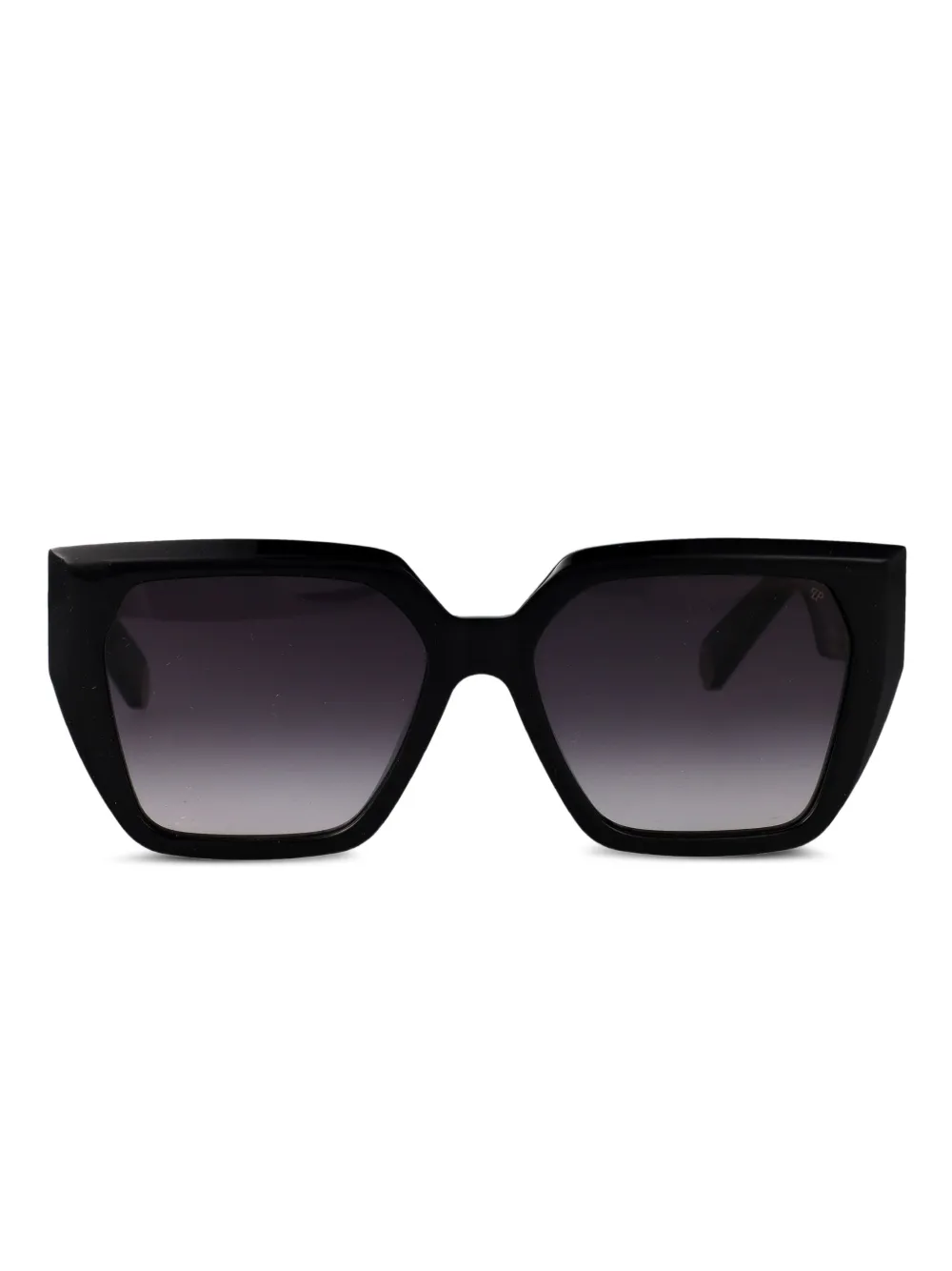 Philipp Plein Eyewear logo-detail sunglasses - Schwarz