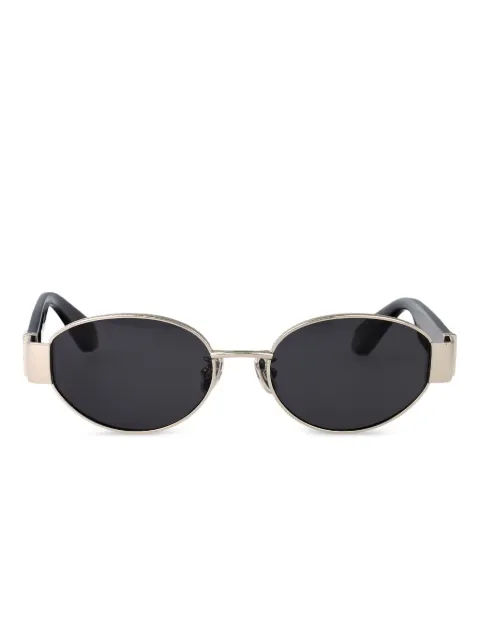 Roberto Cavalli lentes de sol con armazón ovalada