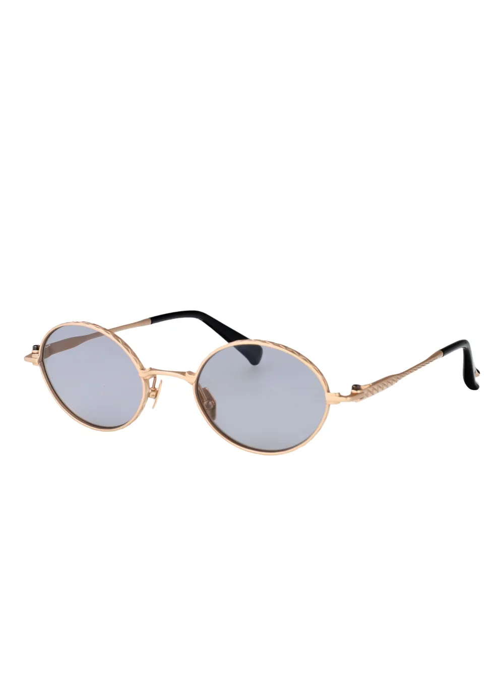 Yohji Yamamoto round-frame sunglasses Geel