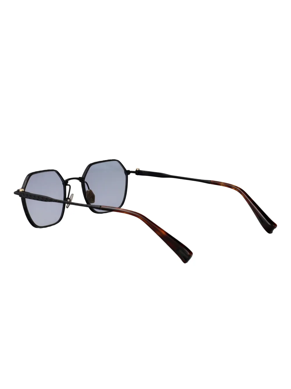 Yohji Yamamoto geometric-frame sunglasses Zwart