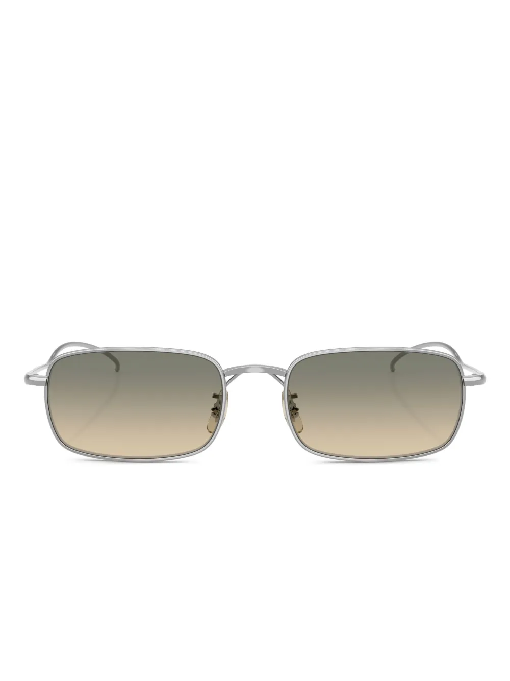 Oliver Peoples Square-frame Sunglasses In Metallic