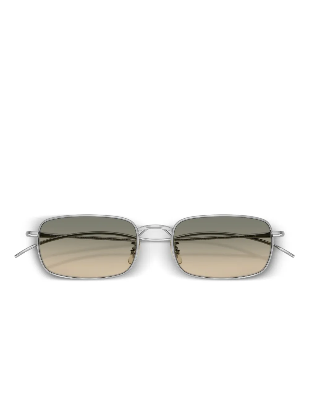 Oliver Peoples Square-frame Sunglasses In Metallic