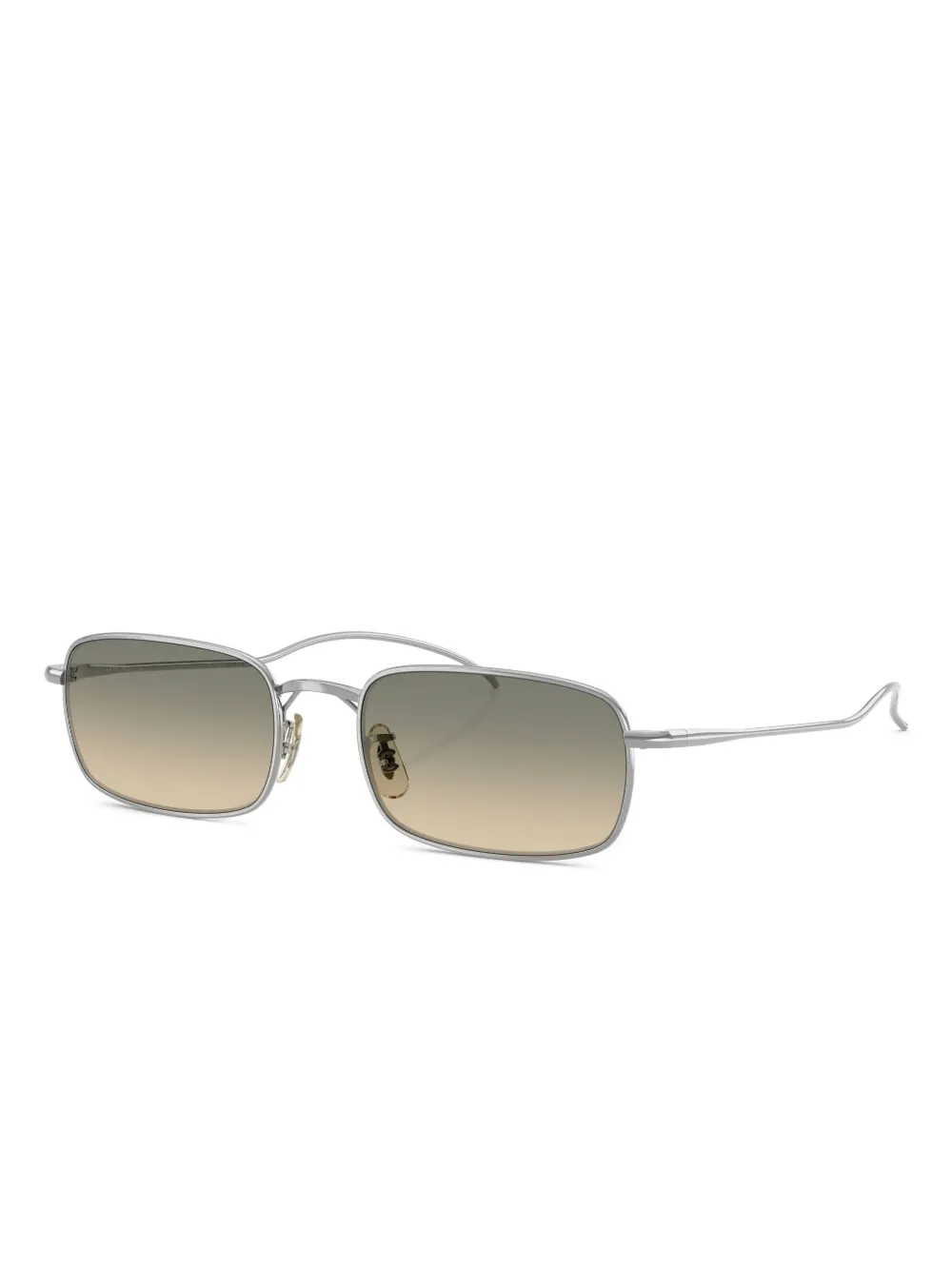 Oliver Peoples Square-frame Sunglasses In Metallic