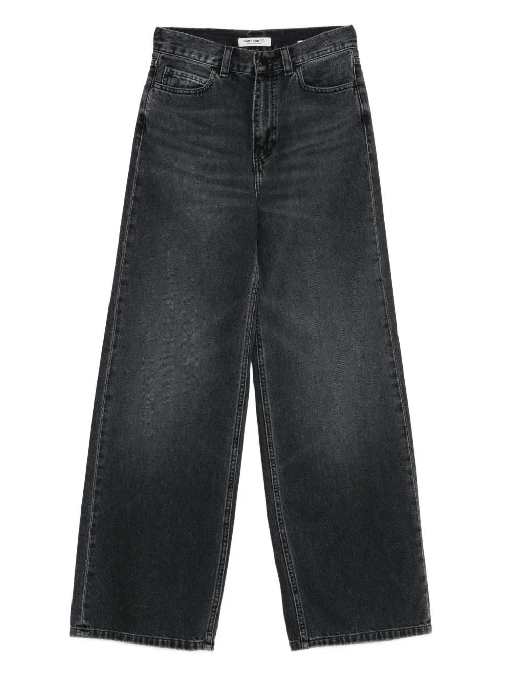 Carhartt Logo-patch Jeans In Black