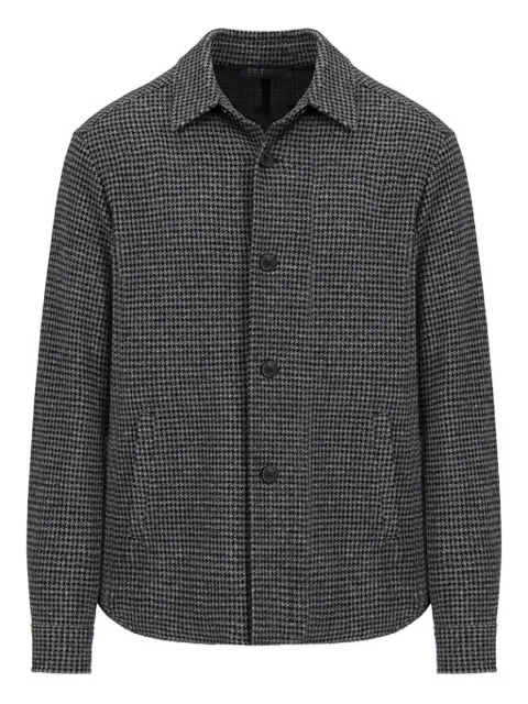 Harris Wharf London houndstooth shirt