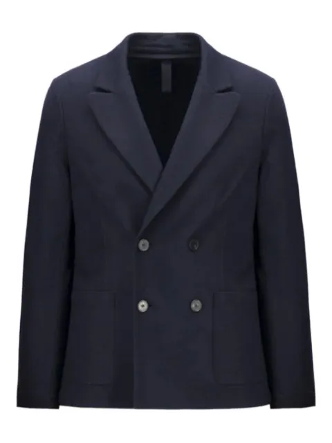 Harris Wharf London veste en laine à boutonnière croisée