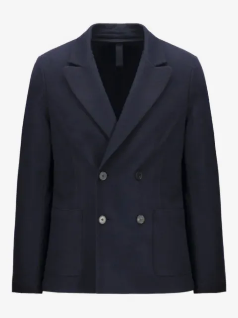 Harris Wharf London double-breasted wool jacket