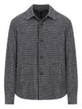 Harris Wharf London houndstooth wool jacket - Black