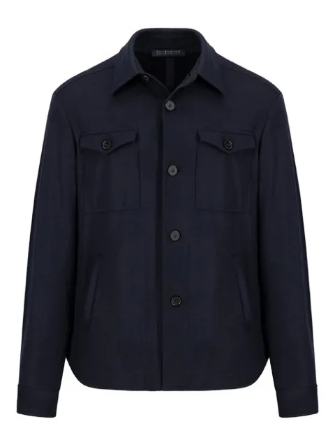 Harris Wharf London button-fastening shirt jacket